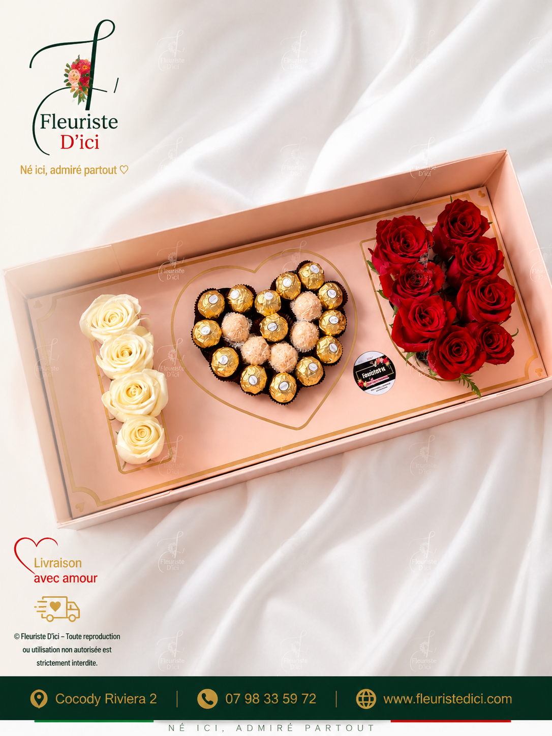 Bouquet Délice Royal – Roses & Chocolats