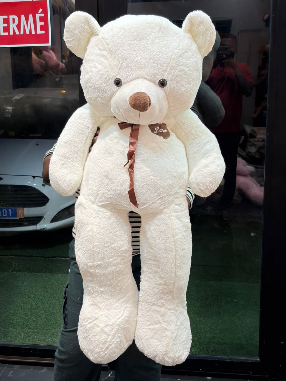Peluche 1 Metre 20 Blanc