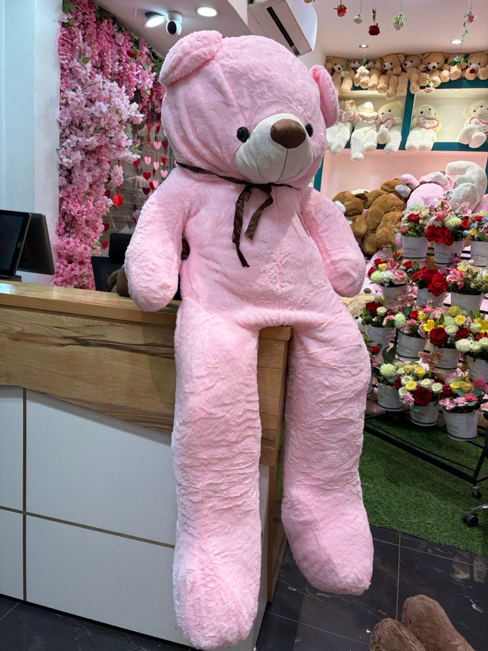 Peluche 1 Metre 60 Rose